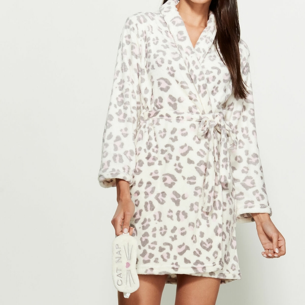 NWT Cappelli New York Cat Nap 2pc Robe